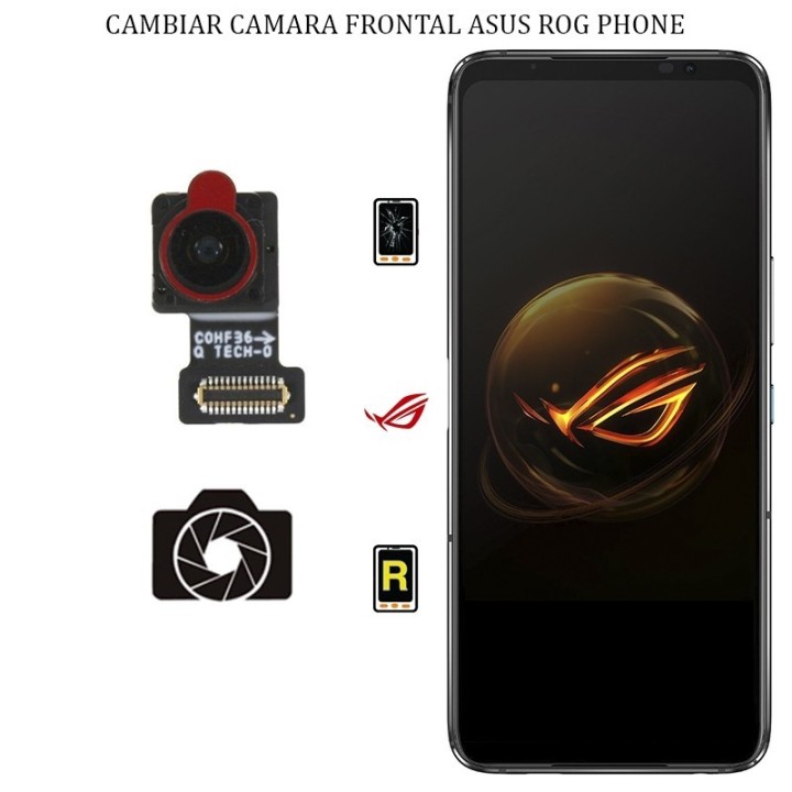 Cambiar Cámara Frontal Asus ROG Phone 6