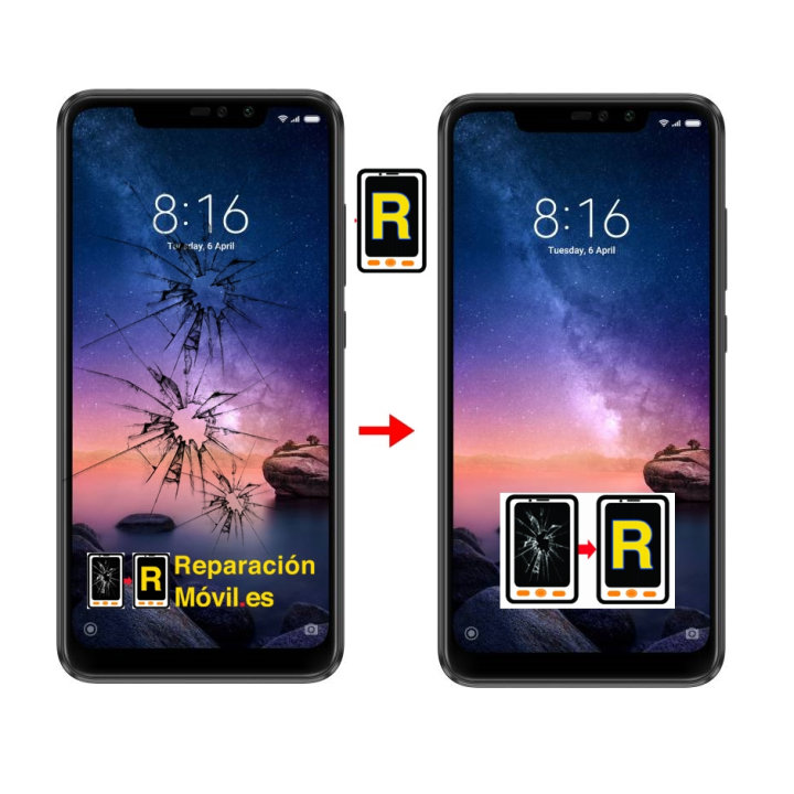 Cambiar Pantalla Xiaomi Redmi Note 6 Pro