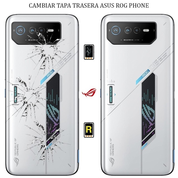 Cambiar Tapa Trasera Asus ROG Phone 6 Pro