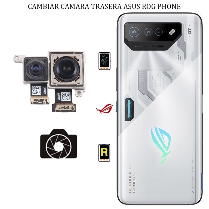 Cambiar Cámara Trasera Asus ROG Phone 7