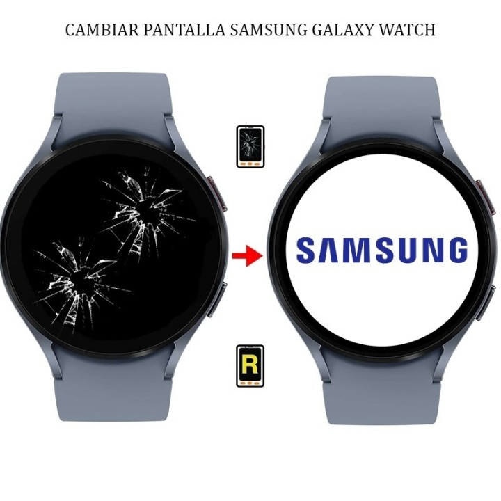 Cambiar Cristal de Pantalla Samsung Galaxy Watch 4 SM-R860