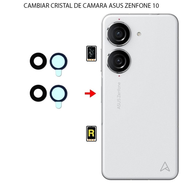 Cambiar Cristal Cámara Trasera Asus Zenfone 10