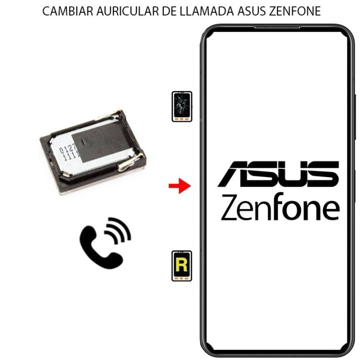 Cambiar Auricular de Llamada Asus Zenfone 9