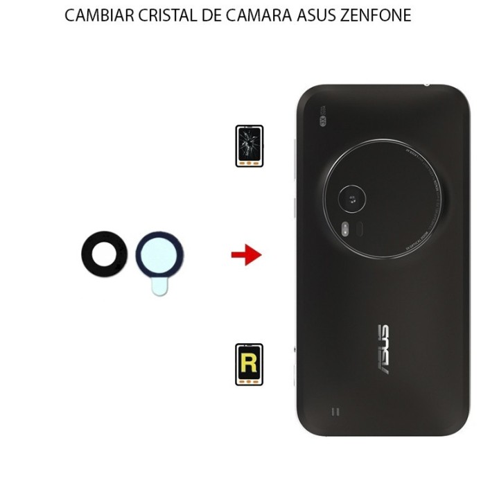 Cambiar Cristal Cámara Trasera Asus Zenfone Zoom