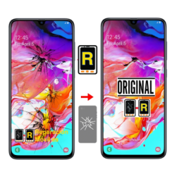 Cambiar Pantalla Samsung Galaxy A70 SM-A705F Original