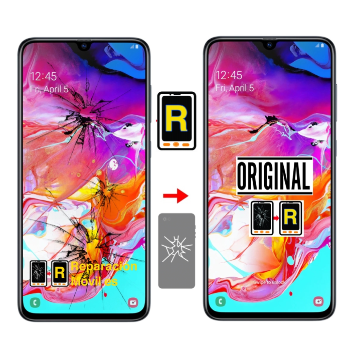Cambiar Pantalla Samsung Galaxy A70 SM-A705F Original