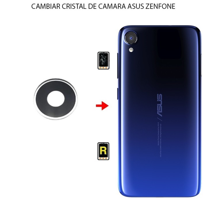 Cambiar Cristal Cámara Trasera Asus Zenfone Live L2