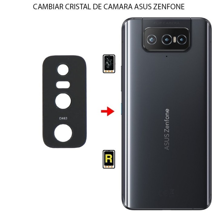 Cambiar Cristal Cámara Trasera Asus Zenfone 8 Flip