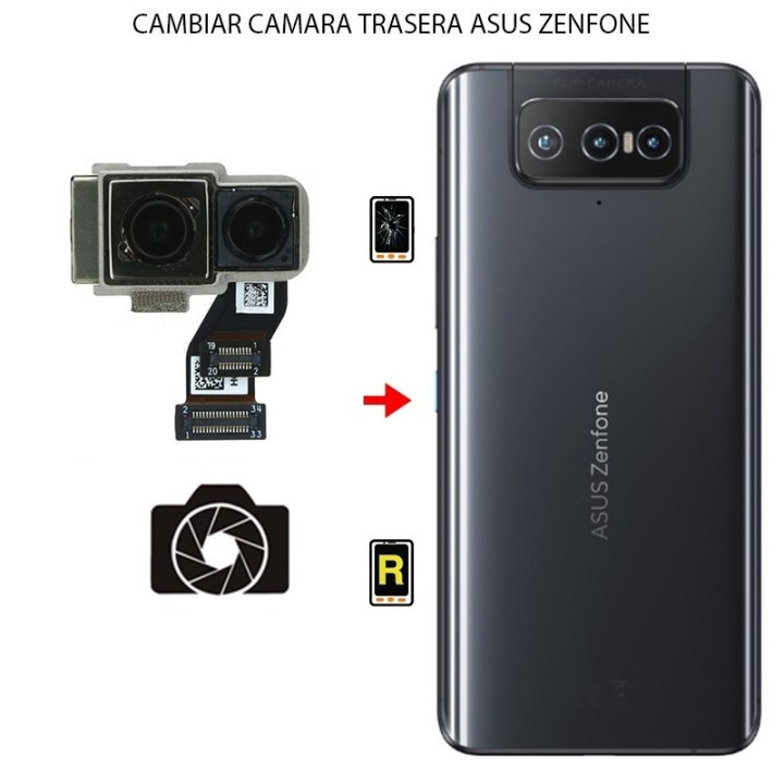 Cambiar Cámara Trasera Asus Zenfone 8 Flip
