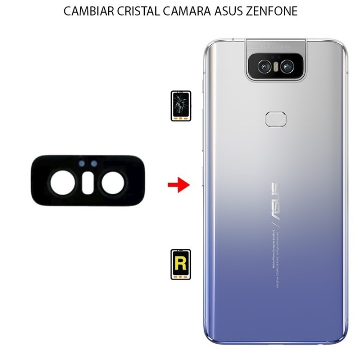 Cambiar Cristal Cámara Trasera Asus Zenfone 6