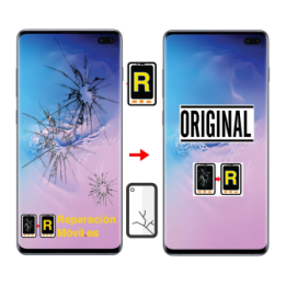 Cambiar Cristal de Pantalla Samsung S10 Plus SM-G975