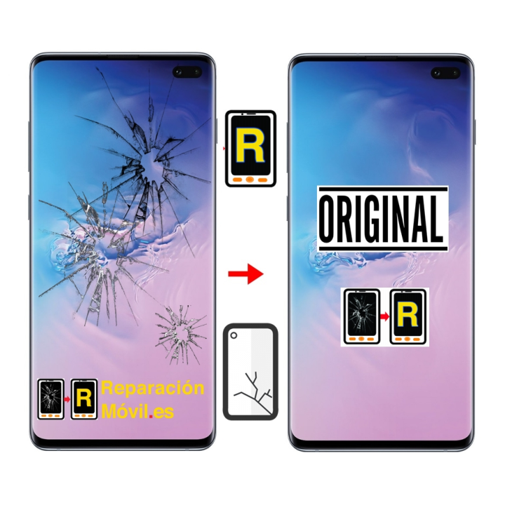 Cambiar Cristal de Pantalla Samsung S10 Plus SM-G975