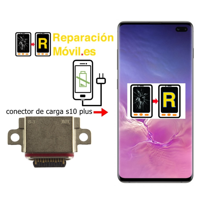 Cambiar Conector de Carga Samsung Galaxy S10 Plus