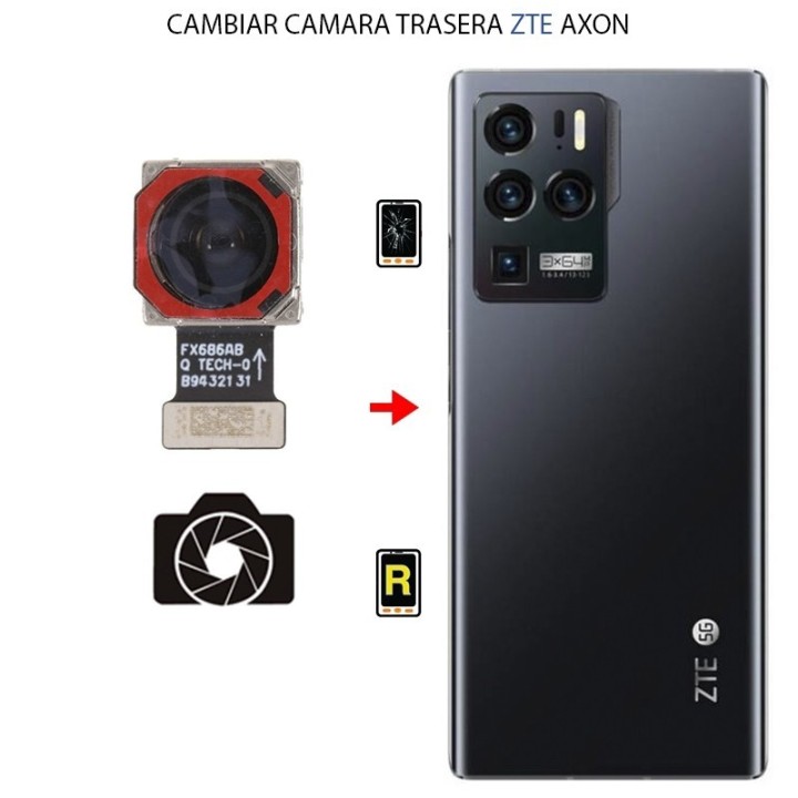 Cambiar Cámara Trasera ZTE Axon 30 Ultra