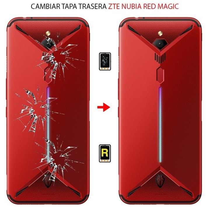 Cambiar Tapa Trasera ZTE Nubia Red Magic 3
