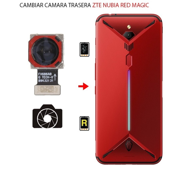 Cambiar Cámara Trasera ZTE Nubia Red Magic 3