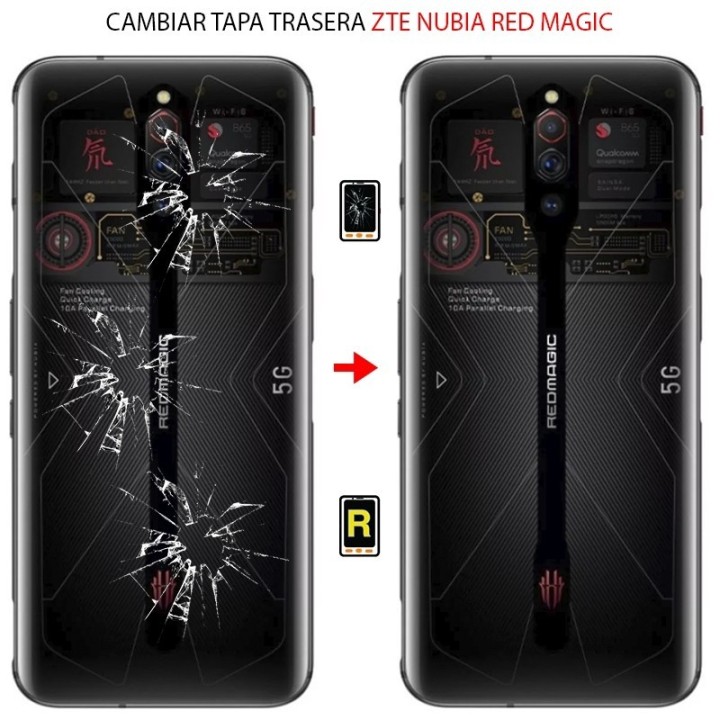 Cambiar Tapa Trasera ZTE Nubia Red Magic 5G