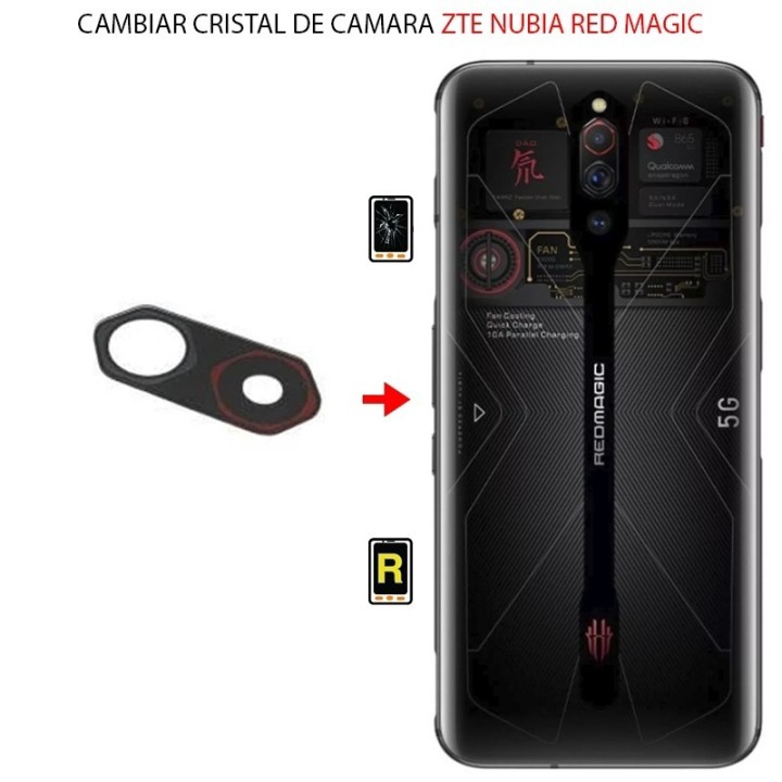 Cambiar Cristal Cámara Trasera ZTE Nubia Red Magic 5G