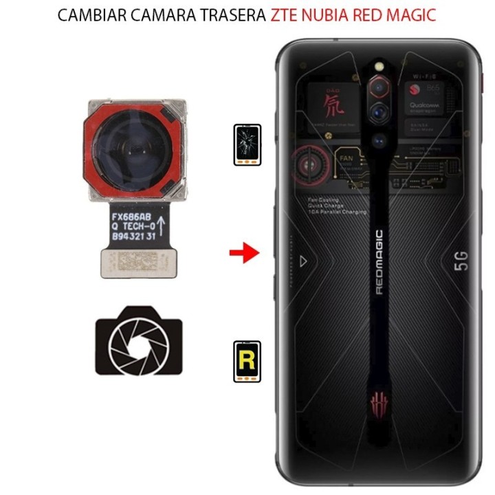 Cambiar Cámara Trasera ZTE Nubia Red Magic 5G