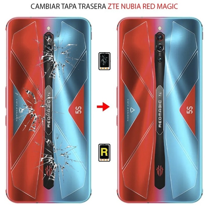 Cambiar Tapa Trasera ZTE Nubia Red Magic 5S