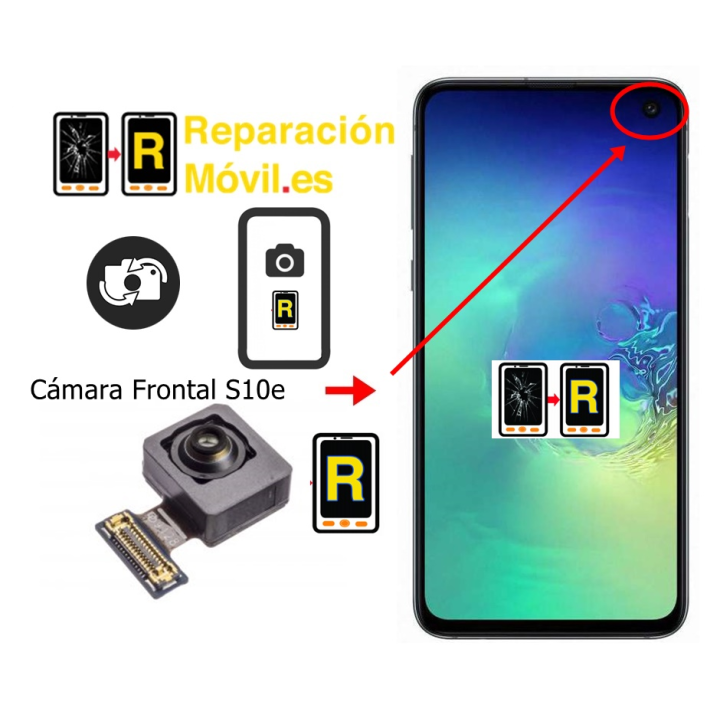 Cambiar Cámara Frontal Samsung S10e SM-G970
