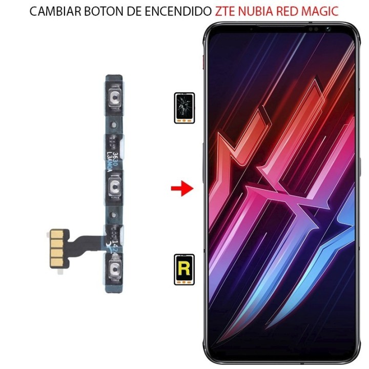 Cambiar Botón de Encendido ZTE Nubia Red Magic 5S