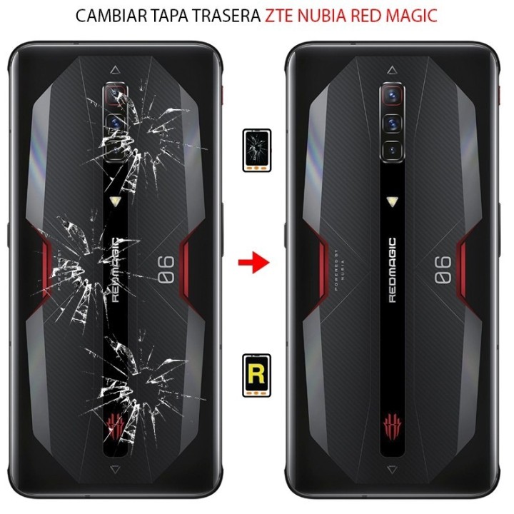 Cambiar Tapa Trasera ZTE Nubia Red Magic 6