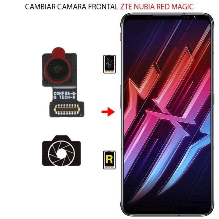 Cambiar Cámara Frontal ZTE Nubia Red Magic 6