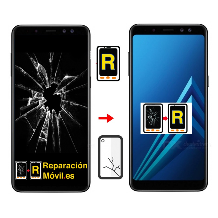 Cambiar Pantalla Samsung A8 2018