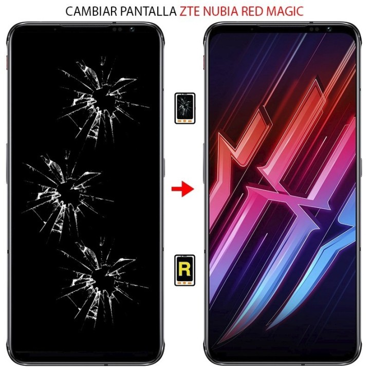 Cambiar Pantalla ZTE Nubia Red Magic 6 Pro