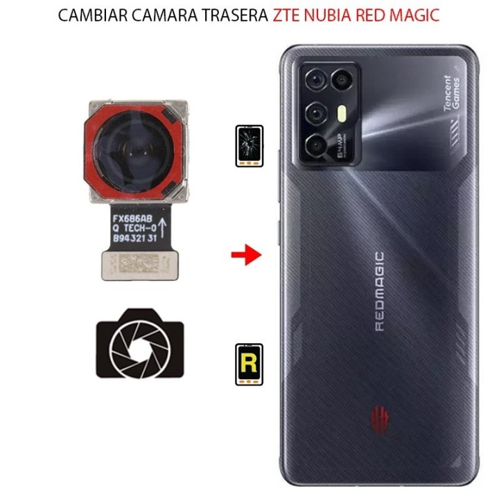 Cambiar Cámara Trasera ZTE Nubia Red Magic 6R