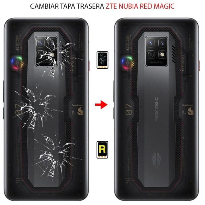 Cambiar Tapa Trasera ZTE Nubia Red Magic 7 Pro