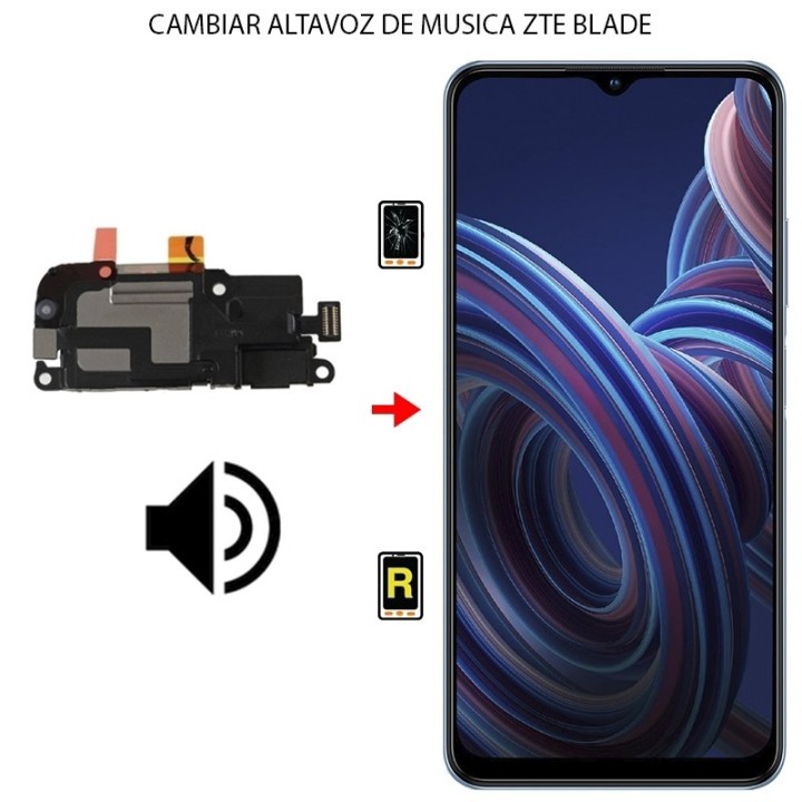 Cambiar Altavoz de Música ZTE Blade A71