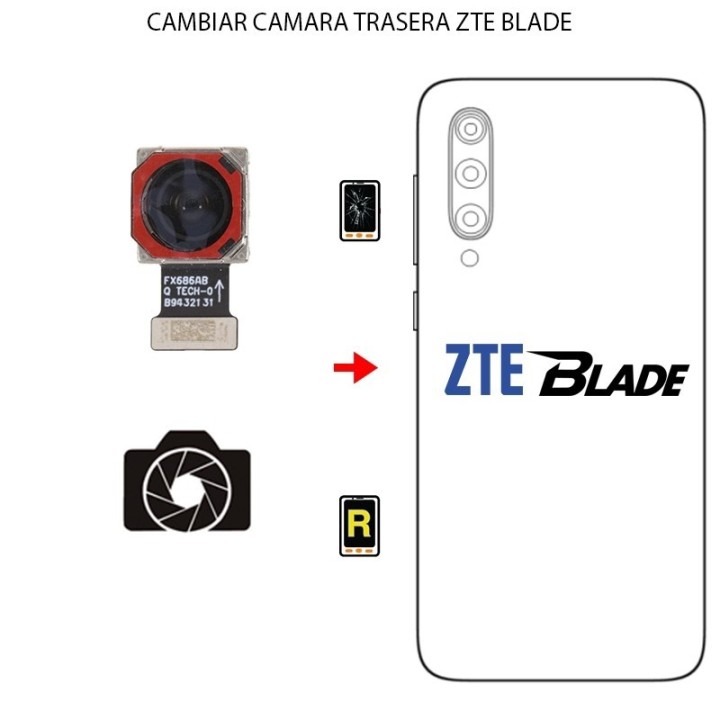 Cambiar Cámara Trasera ZTE Blade V30