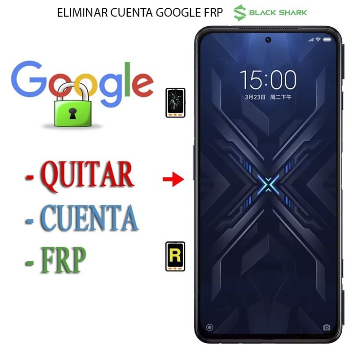 Eliminar Contraseña y Cuenta Google Black Shark 4S Pro