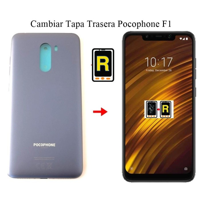 Cambiar Tapa Trasera Pocophone F1