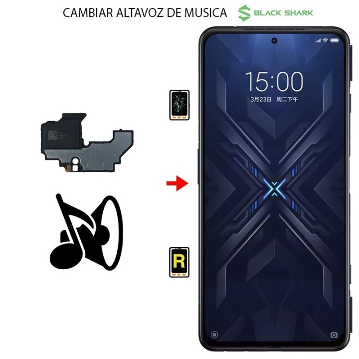 Cambiar Altavoz de Música Black Shark 4