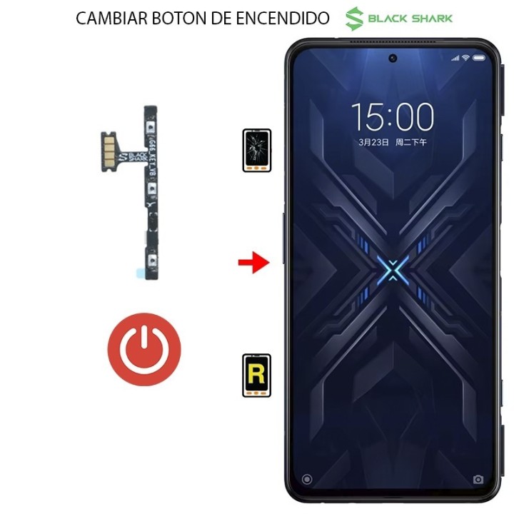 Cambiar Botón de Encendido Black Shark 3S