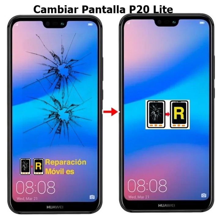 Cambiar Pantalla Completa Huawei P20 Lite