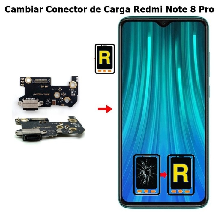 Cambiar Conector De Carga Redmi Note 8 Pro