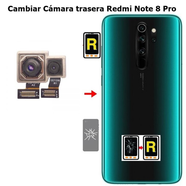 Cambiar Camara Trasera Redmi Note 8 Pro