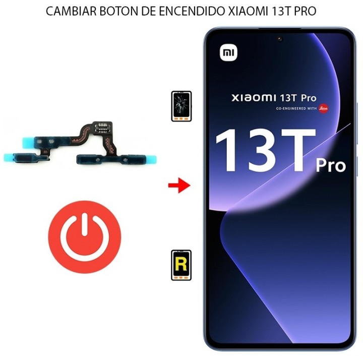Cambiar Botón de Encendido Xiaomi 13T Pro