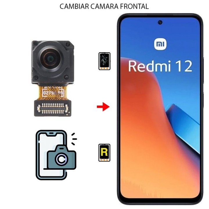 Cambiar Cámara Frontal Xiaomi Redmi 12