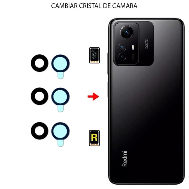 Cambiar Cristal Cámara Trasera Xiaomi Redmi Note 12S