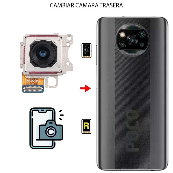 Cambiar Cámara Trasera Xiaomi Poco X3 NFC