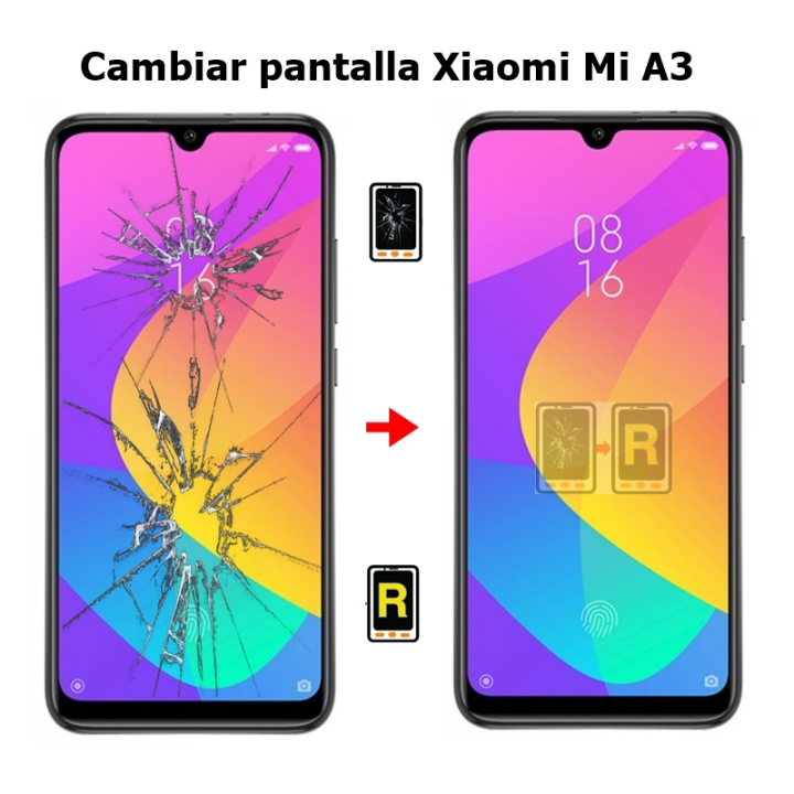 Cambiar Pantalla Xiaomi Mi A3 M1906F9SH