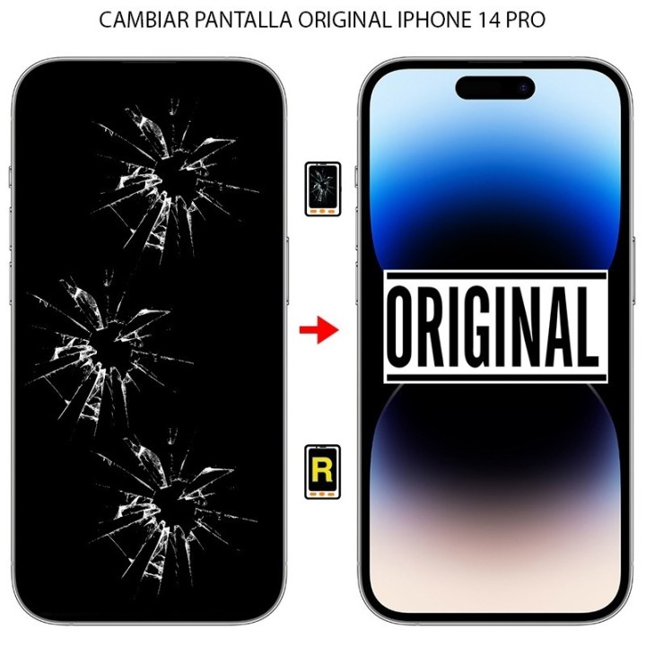 Cambiar Pantalla iPhone 14 Pro ORIGINAL