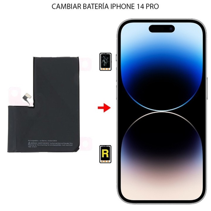 Cambiar Batería iPhone 14 Pro
