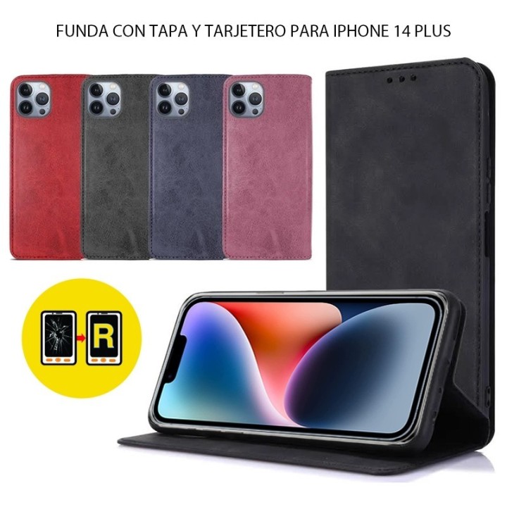 Funda Libro Tarjetero iPhone 14 Plus