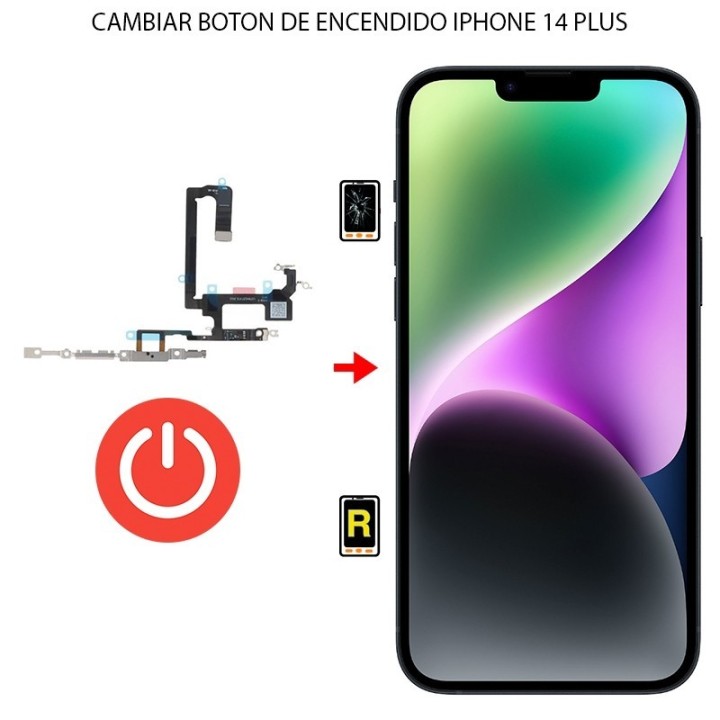 Cambiar Botón De Encendido iPhone 14 Plus
